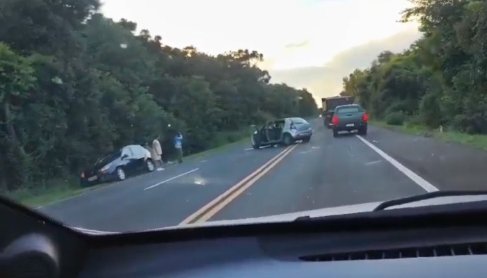 Guaraniaçu - Grave acidente na BR 277 deixa dois mortos e cinco feridos 