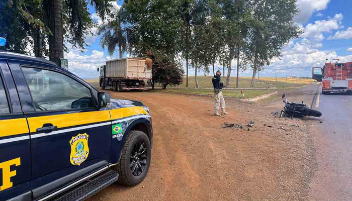 Candói - Motociclista morre em grave acidente