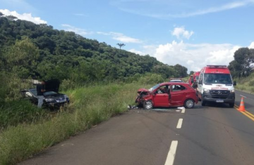 Pinhão - Acidente na PR-170 Deixa Quatro Feridos