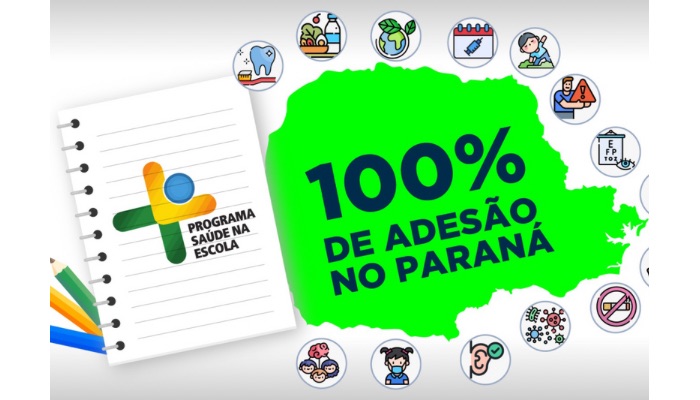 Paraná tem adesão de 100% dos municípios ao Programa Saúde na Escola pela 1ª vez na história