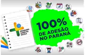 Paraná tem adesão de 100% dos municípios ao Programa Saúde na Escola pela 1ª vez na história