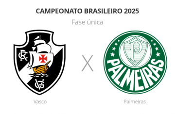 Brasileirão: Vasco x Palmeiras