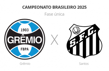 Brasileirão: Grêmio x Santos