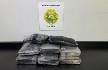 Pinhão - Polícia Encontra 8 Tabletes de Cocaína Abandonados em Valeta