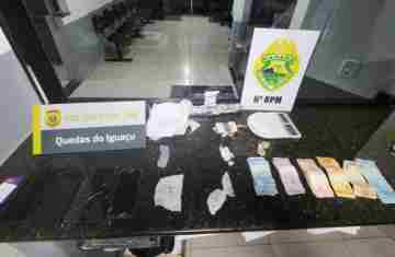Espigão Alto do Iguaçu - Duas pessoas são pressas por tráfico de drogas 
