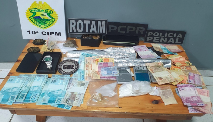 Laranjeiras do Sul - Dois Traficantes são Presos e Drogas são Apreendidas