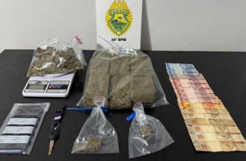 Pinhão - ROTAM Apreende Mais de 2 kg de Maconha