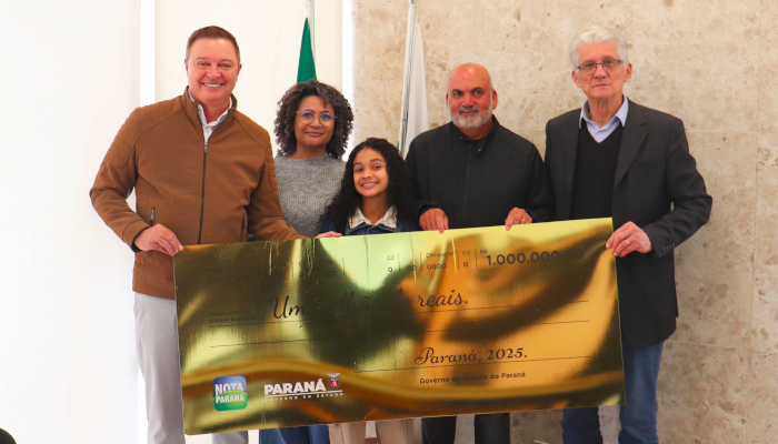 Novo ganhador de R$ 1 milhão do Nota Paraná descobre prêmio por curiosidade