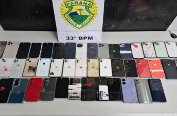 PMPR prende cinco pessoas e recupera 54 celulares furtados em festival