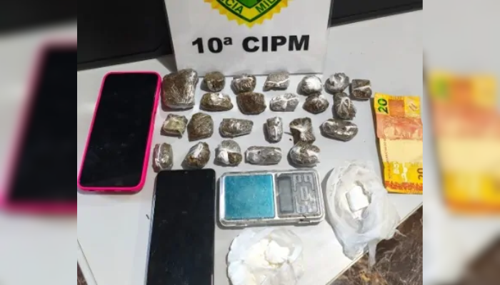 Laranjeiras do Sul - Casal é preso e drogas são apreendidas em ação policial