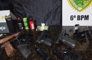 Quedas do Iguaçu - Confusão em festa termina com 15 presos e apreensão de armas
