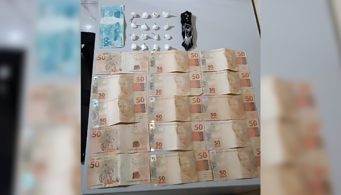 Três Barras do Paraná - Polícia apreende drogas, dinheiro e canivete