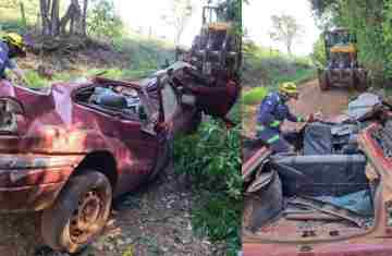 Guaraniaçu - Idoso fica gravemente ferido em acidente no Alto Medeiros 