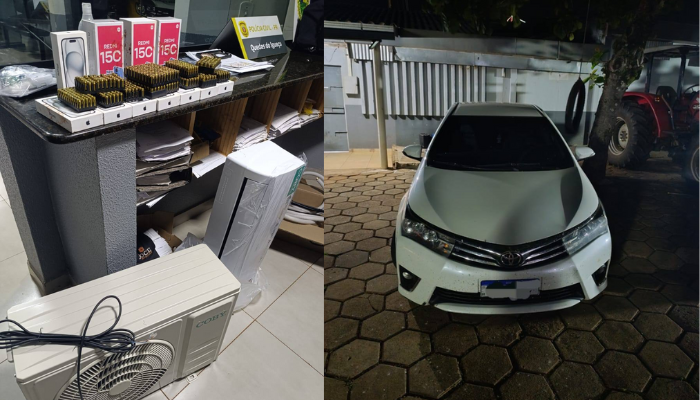Três Barras do Paraná - Polícia prede trio e apreende arsenal e celulares