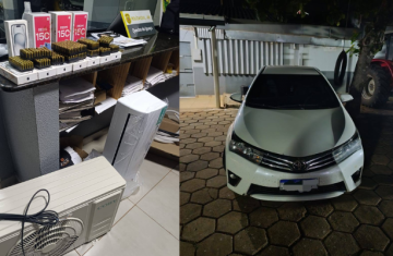 Três Barras do Paraná - Polícia prede trio e apreende arsenal e celulares