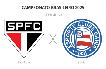 Brasileirão: São Paulo x Bahia