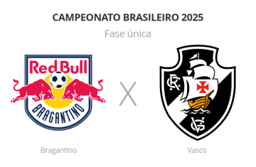 Brasileirão: Bragantino x Vasco