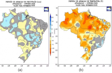 Previsão do tempo no Brasil: veja como será o clima em novembro
