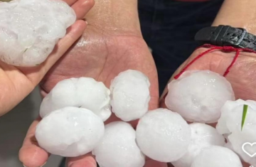 Granizo de 100g e ventos de 95 km/h: Defesa Civil prepara ajuda a municípios afetados