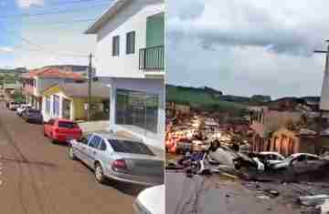 Rio Bonito do Iguaçu - Tempestade extra-tropical devasta cidade