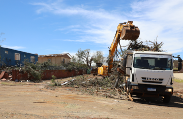 Estado e prefeituras vizinhas mobilizam mais de 30 de máquinas para ajudar Rio Bonito do Iguaçu