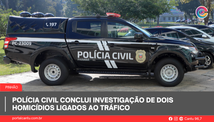 Pinhão - Polícia Civil conclui investigação de dois homicídios ligados ao tráfico
