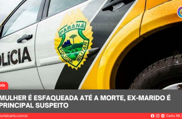 Candói - Mulher é esfaqueada até a morte, ex-marido é principal suspeito