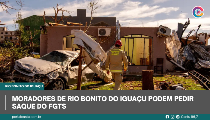Moradores de Rio Bonito do Iguaçu podem pedir saque do FGTS