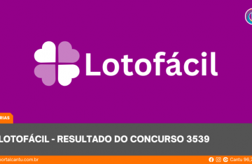 Lotofácil - Resultado do concurso 3539