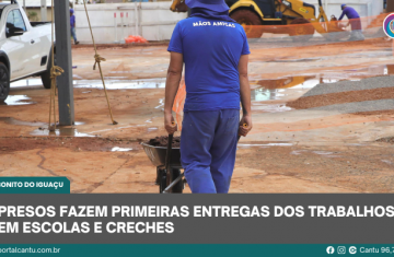 Rio Bonito do Iguaçu - Presos fazem primeiras entregas dos trabalhos em escolas e creches
