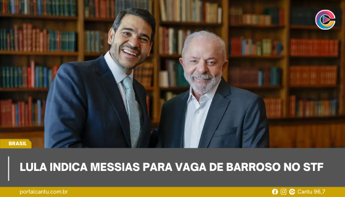 Lula indica Messias para vaga de Barroso no STF