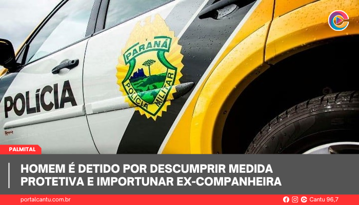 Palmital - Homem é detido por descumprir medida protetiva e importunar ex-companheira