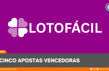 Lotofácil - Cinco apostas vencedoras