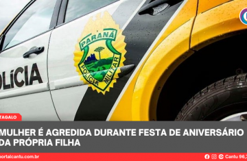 Cantagalo - Mulher é agredida durante festa de aniversário da própria filha