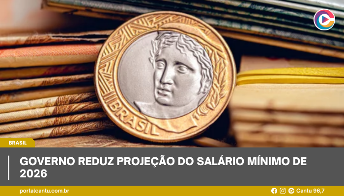 Governo reduz projeção do salário mínimo de 2026