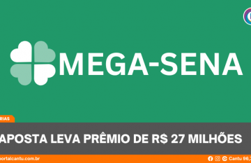 Mega-Sena - Aposta leva prêmio de R$ 27 milhões 