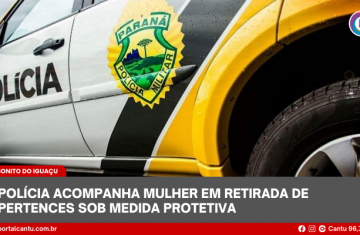 Rio Bonito do Iguaçu - Polícia acompanha mulher em retirada de pertences sob medida protetiva