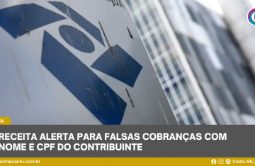 Receita alerta para falsas cobranças com nome e CPF do contribuinte