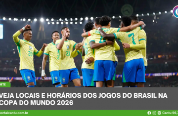 Veja locais e horários dos jogos do Brasil na Copa do Mundo 2026