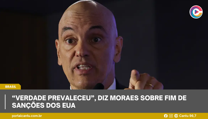 “Verdade prevaleceu”, diz Moraes sobre fim de sanções dos EUA