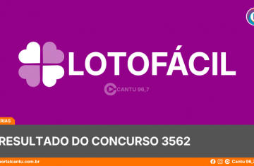 Lotofácil - Resultado do concurso 3562