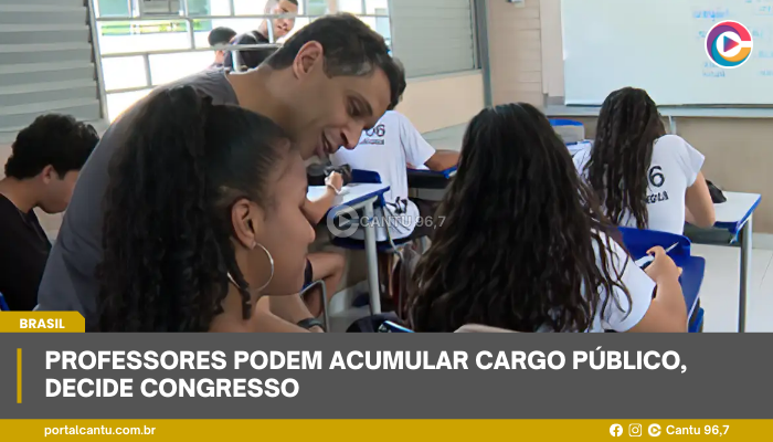 Professores podem acumular cargo público, decide Congresso