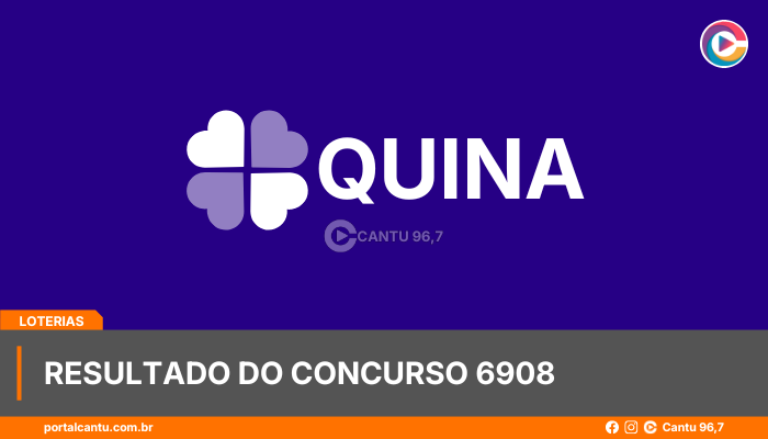 Quina - Resultado do concurso 6908