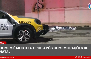 Homem é morto a tiros após comemorações de Natal