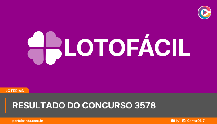 Lotofácil - Resultado do concurso 3578