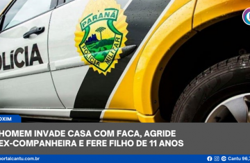 Goioxim - Homem invade casa com faca, agride ex-companheira e fere filho de 11 anos