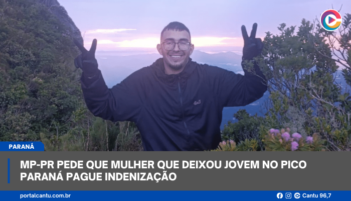 MP-PR pede que mulher que deixou jovem no Pico Paraná pague indenização