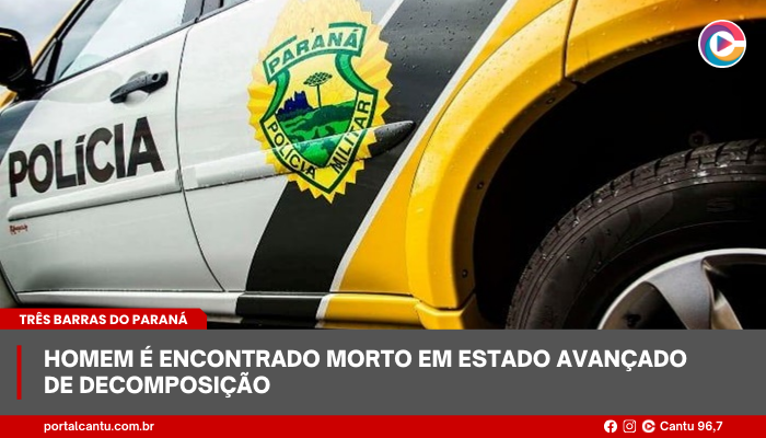 Três Barras do Paraná - Homem é encontrado morto em estado avançado de decomposição