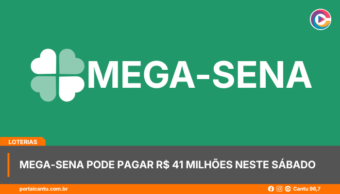 Mega-Sena pode pagar R$ 41 milhões neste sábado