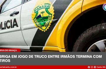 Reserva do Iguaçu - Briga em jogo de truco entre irmãos termina com tiros